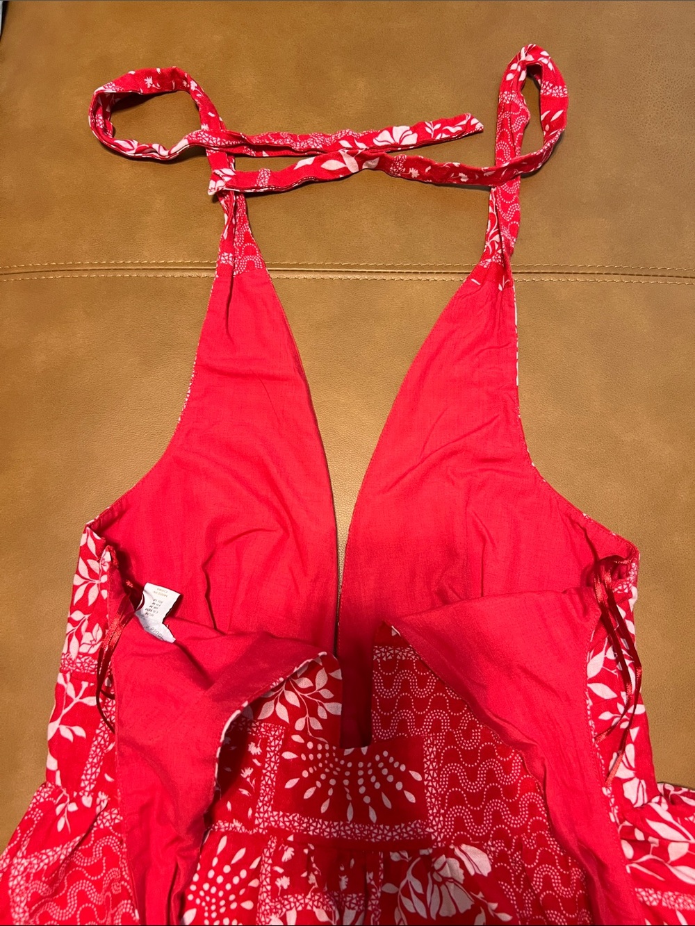 House of Harlow 1960 Tie-Shoulder Sundress - Picture 9 of 10